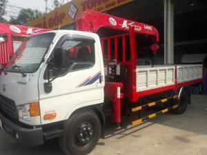 Xe tải Hyundai HD120s gắn cẩu 3 tấn