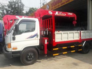 Xe tải Hyundai HD120s gắn cẩu 3 tấn