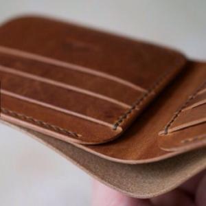 Ví nam da bò handmade dòng tối giản