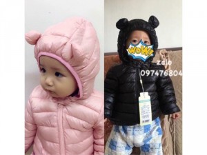 Áo phao lông vũ siêu nhẹ cho bé 9m-5y