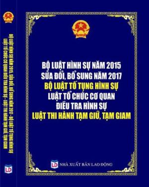 Bộ luật hình sự năm 2015, sửa đổi bổ sung năm 2017