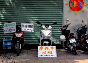 cho thuê xe mô tô, xe đạp tại Nha Trang