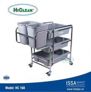 Xe thu gom thức ăn bẩn cho nhà hàng khách sạn