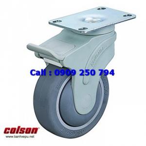 Bánh xe đẩy cao su càng nhựa STO dùng cho giường bệnh viện Colson