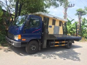 Xe nâng đầu chở máy xúc đào hyundai 7 tấn