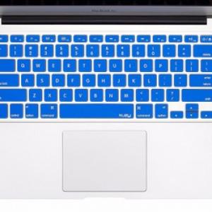 Miếng lót bàn phím in chữ Skin Keyboard for Macbook Air 13 inch Xanh