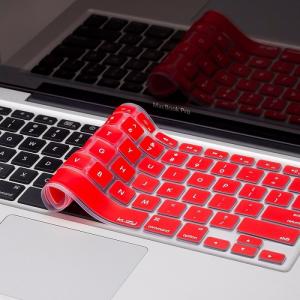 Miếng lót bàn phím in chữ Skin Keyboard for Macbook Air 11 inch Đỏ