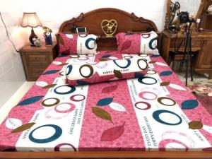 Bộ drap thun hàn quốc tròn 1.6x2.0mx2tấc
