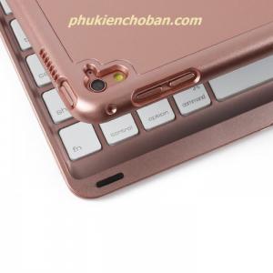 Bàn phím ốp lưng iPad Pro 9.7 vàng hồng Bluetooth