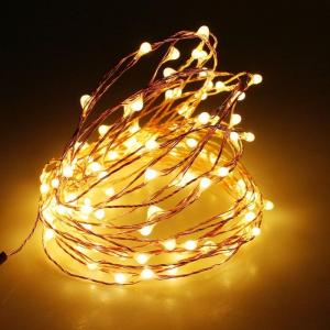 ĐÈN LED DÂY ĐỒNG 10M – 70k –vàng ấm- ngoài trời