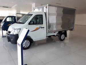 Xe 990Kg thùng kín màu trắng có máy lạnh