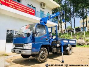 xe tải đô thành iz49 gắn cẩu Tadano