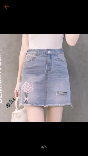 Chân váy jeans