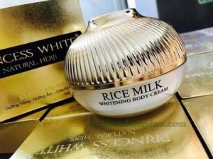 Kem dưỡng thể Sữa Gạo Dưỡng Da Toàn Thân Princess White