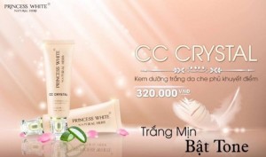Kem dưỡng trắng da che khuyết điểm Cc Cream Crystal princess white