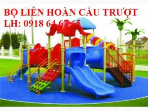 Liên hoàn cầu trượt
nhựa nhập khẩu an toàn cho bé