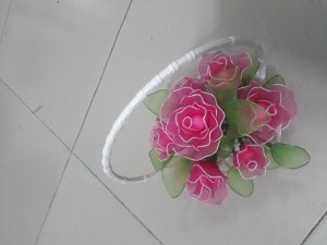 Hoa vải voan dep