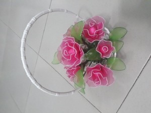 Hoa vải voan dep