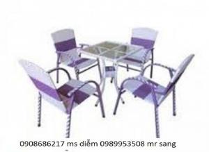 Bàn ghế gỗ giá rẻ nhất hgh36