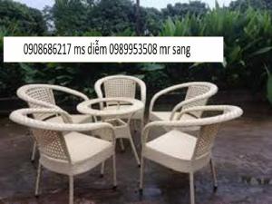 Bàn ghế cafe giá rẻ nhất hgh42