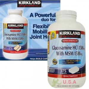 Glucosamine HCL 1500mg With MSM 1500mg 375 Viên Của Mỹ