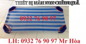Giường mầm non vải sợi lưới cao cấp dành cho bé