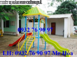 Bộ liên hoàn cầu trượt nhựa composite cho bé vui chơi giá cạnh tranh