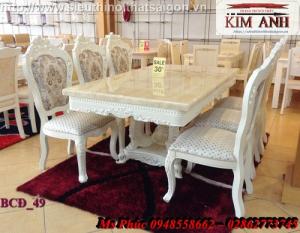 bàn ghế gỗ tân cổ điển