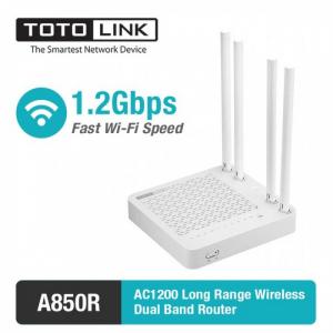 Bộ Phát Wifi TotoLink A850R 4 Anten Chuẩn AC1200 300Mbps Chính Hãng