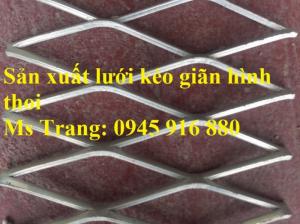 Lưới Thép Hình Thoi, Lưới Dập Giãn 1 ly. 1,5 ly, 2 ly ,Mắt 20*40, Mắt 15*30 , Mắt 10*20 giá tốt nhất