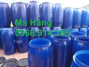 Thùng phuy nhựa 120 lít nắp hở giá rẻ