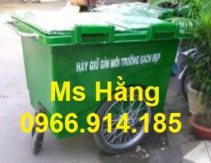 Xe thu gom rác bệnh viện, xe đựng chất thải sinh hoạt