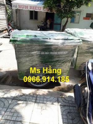 Xe thu gom rác bệnh viện, xe đựng chất thải sinh hoạt