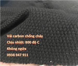 Vải carbon chống cháy hàn quốc - vải cac bon chống cháy - vải chống cháy không ngứa