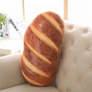 Gối 3D Bánh Mì vải nỉ không xù không ra màu kích thước 40cm - MSN1831065