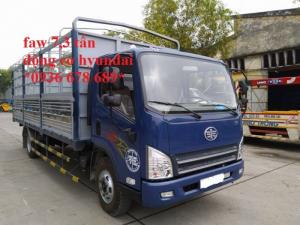 Đại lý xe tải faw 7T3 (7 tấn 3) động cơ hyundai,thùng dài 6m25,giá rẻ nhất toàn quốc
