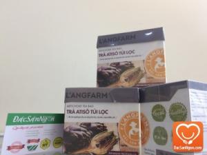 Cung cấp sỉ và lẻ Trà Atiso túi lọc L'ANGFARM 20 tép đặc sản Đà Lạt