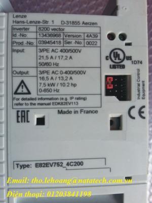 Biến tần E82EV752_4C200 Lenze