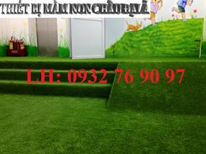 Thảm cỏ nhân tạo, thảm cỏ lót sân cho bé vui chơi