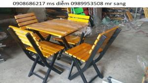 Bàn ghế quán nhậu giá rẻ nhất hgh05