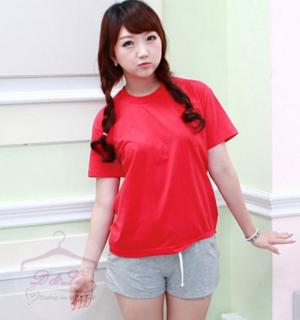 Áo thun trơn màu đỏ form rộng cotton 4 chiều giá rẻ