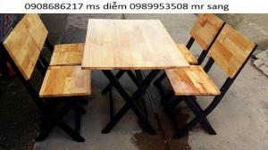Ghế gỗ quán nhậu giá rẻ nhất hgh217