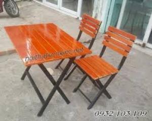 Ghế gỗ quán nhậu giá rẻ nhất hgh217
