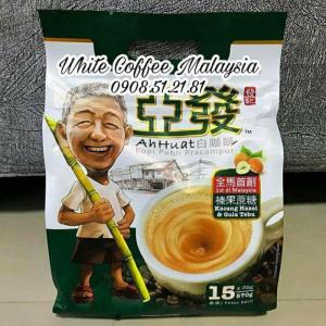 White Coffee AhHuat Hazelnut - Cà Phê Trắng Hiệu Ông Già Vị Hạt Dẻ