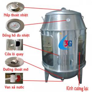 Thanh lý Lò quay vịt inox kính