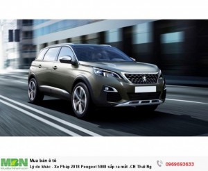 Hỗ trợ trả góp xe 5008 Xám tại Thái Nguyên tới 80%