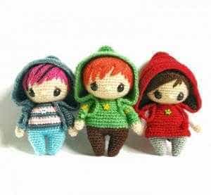 Búp bê quàng khăn mini