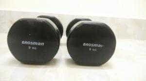 Cặp tạ tay cao su Brosman cao cấp 9kg x 2