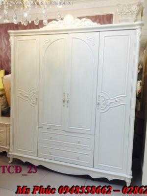 Xưởng sản xuất tủ quần áo cổ điển phong cách châu âu tại gò vấp - Nội Thất Kim Anh Sài Gòn