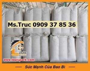 Sản xuát bao lớn trắng xuất khẩu(jumbo bag) đựng 500-2500kg nông sản